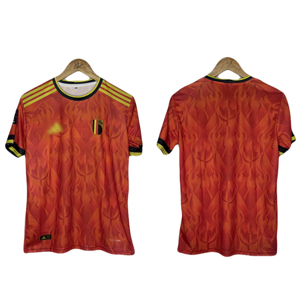 Belgium 2026 World Cup Home Kit Plain Half Sleeve - P449 Ms Retro Store