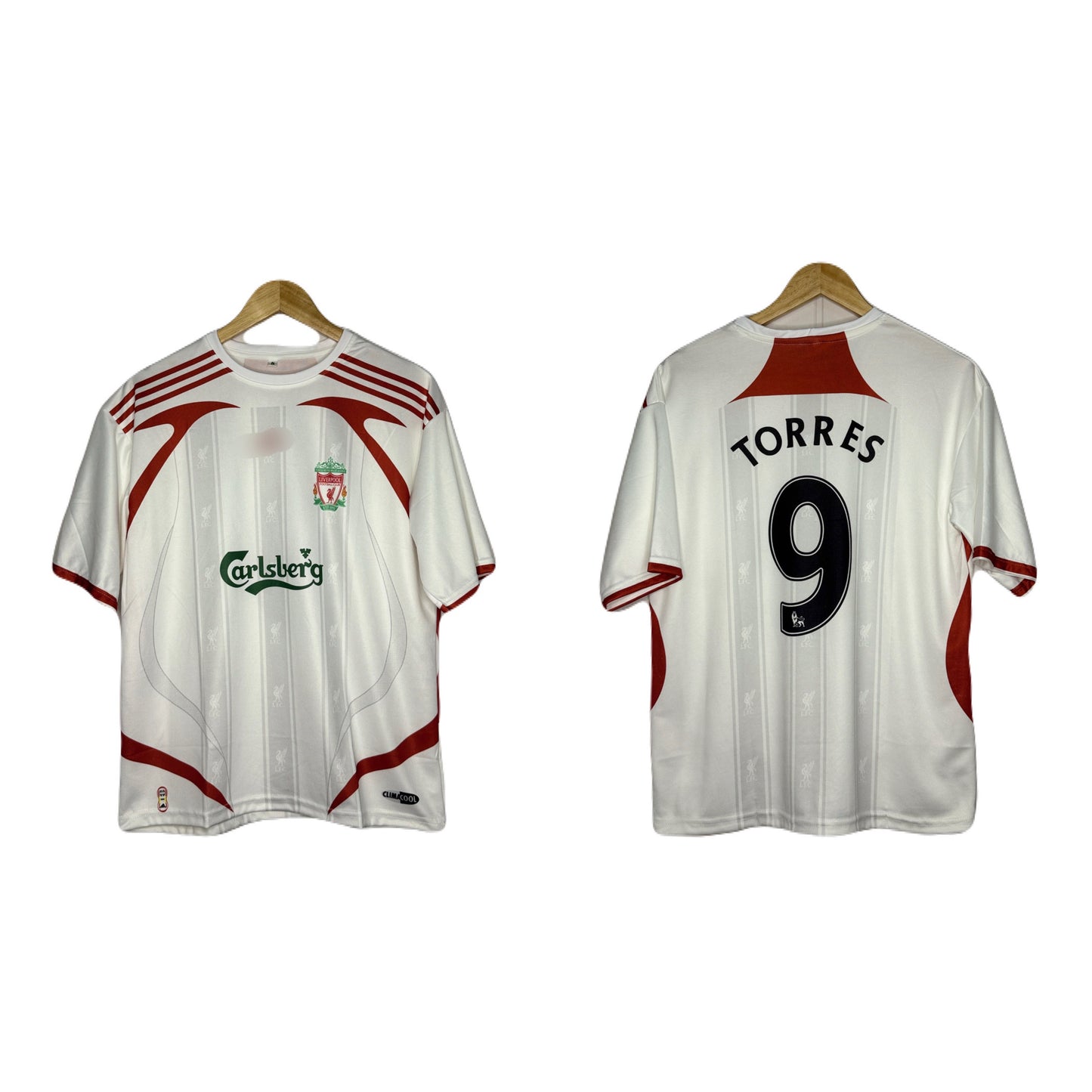 Liverpool Fc 2006-07 Away Kit Torres Five Sleeve - P1027 Ms Retro Store