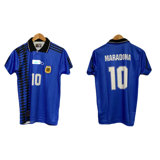 Argentina 1994 away jersey maradona - ms retro store