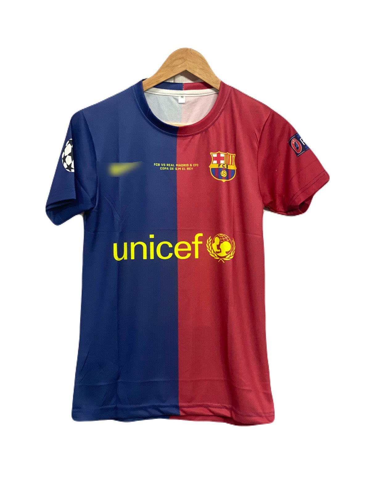 Best retro Messi Barcelona 2009 final edition jersey half sleeve