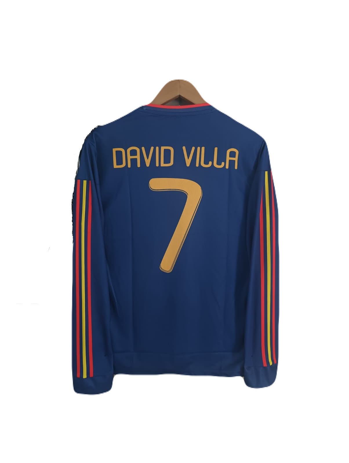 Spain 2010 World Cup Final David Villa Full sleeve Embroidery Jersey - MS RETRO STORE