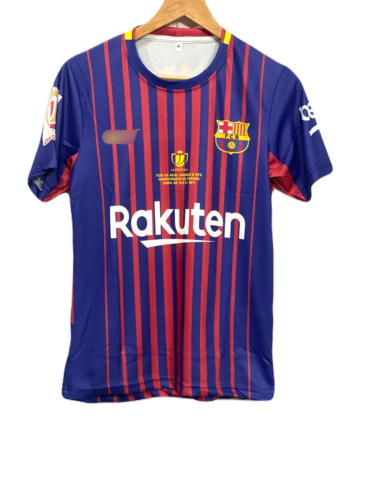 Barcelona 2018 copadelray final edition jersey messi Half sleeve  - ms retro store