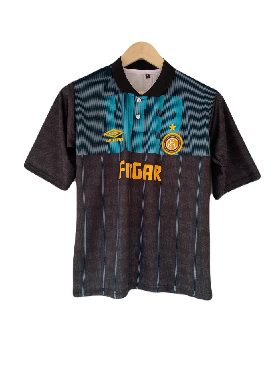 Rummenigge Inter milan Five sleeve collar embroidery -