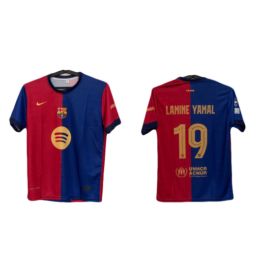 Barcelona home 2024/25 lamine yamal 19 - ms retro store