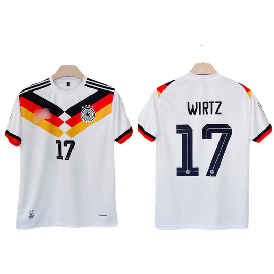 Germany 2026 Home Wirtz Half Sleeve - Ms Retro Store