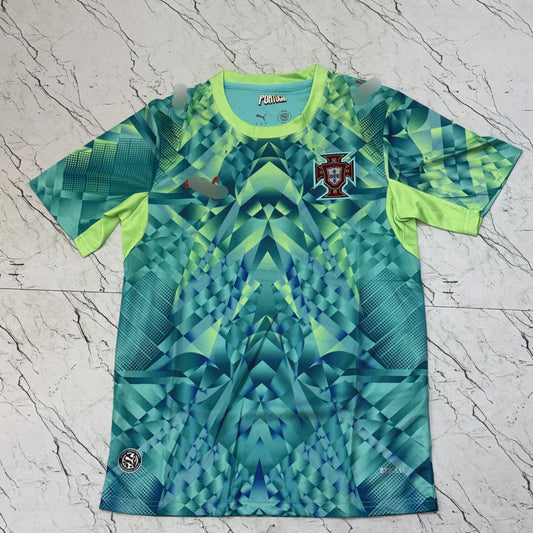 Portugal 2026 world cup goal keeper home Imported Half sleeve jersey - P1741