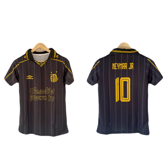 SantosXCharlie Edition Neymar Half Sleeve collar Sublimation - P1692 Ms Retro Store