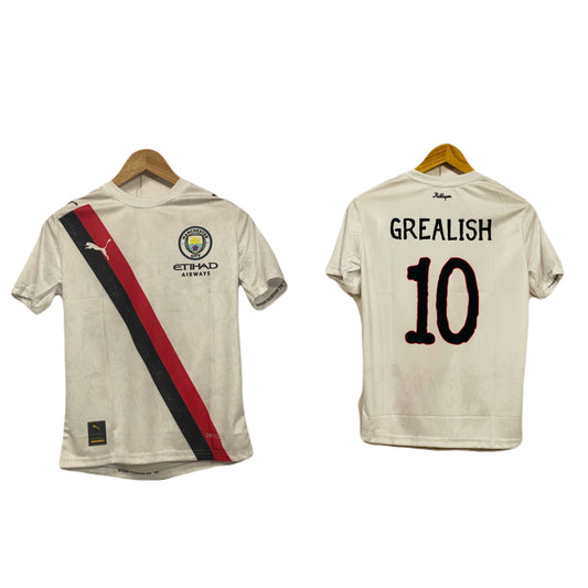 Manchester city 2025-26 Away kit  GrealishHalf sleeve - P248 - Ms Retro Store