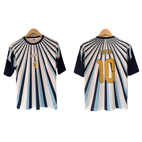 Messi Argentina World cup Pre match Five sleeve Jersey - P2131