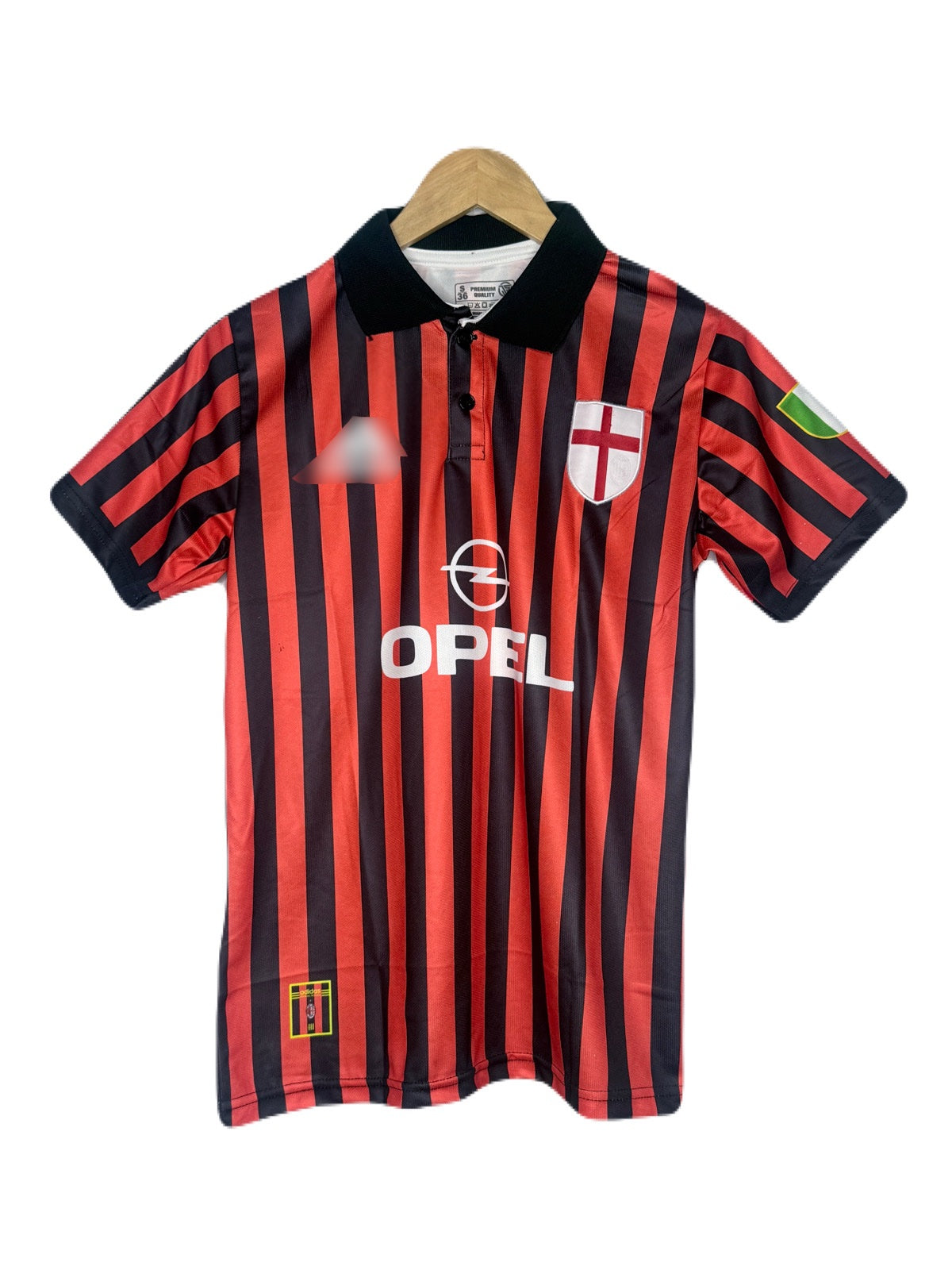 Ac Milan 1999-00 Home Kit Maldini Half Sleeve - P447 Ms Retro Store