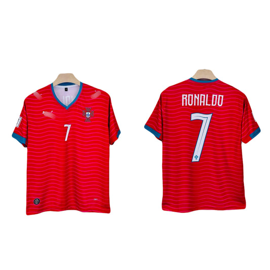 Ronaldo Portugal 2026 World Cup Home Kit  Half Sleeve sublimation - P1841