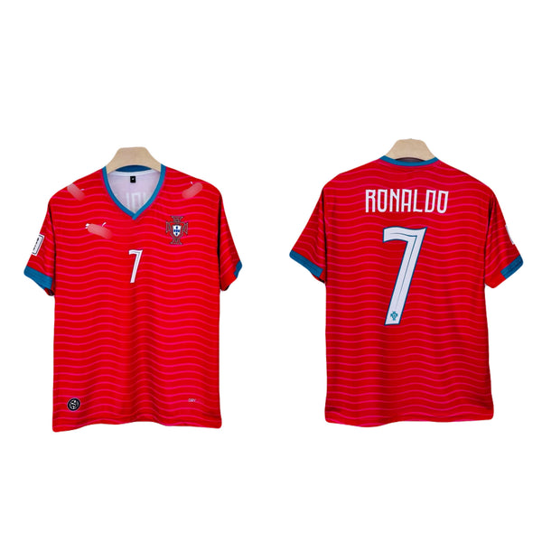 Ronaldo Portugal 2026 World Cup Home Kit  Half Sleeve sublimation - P1841