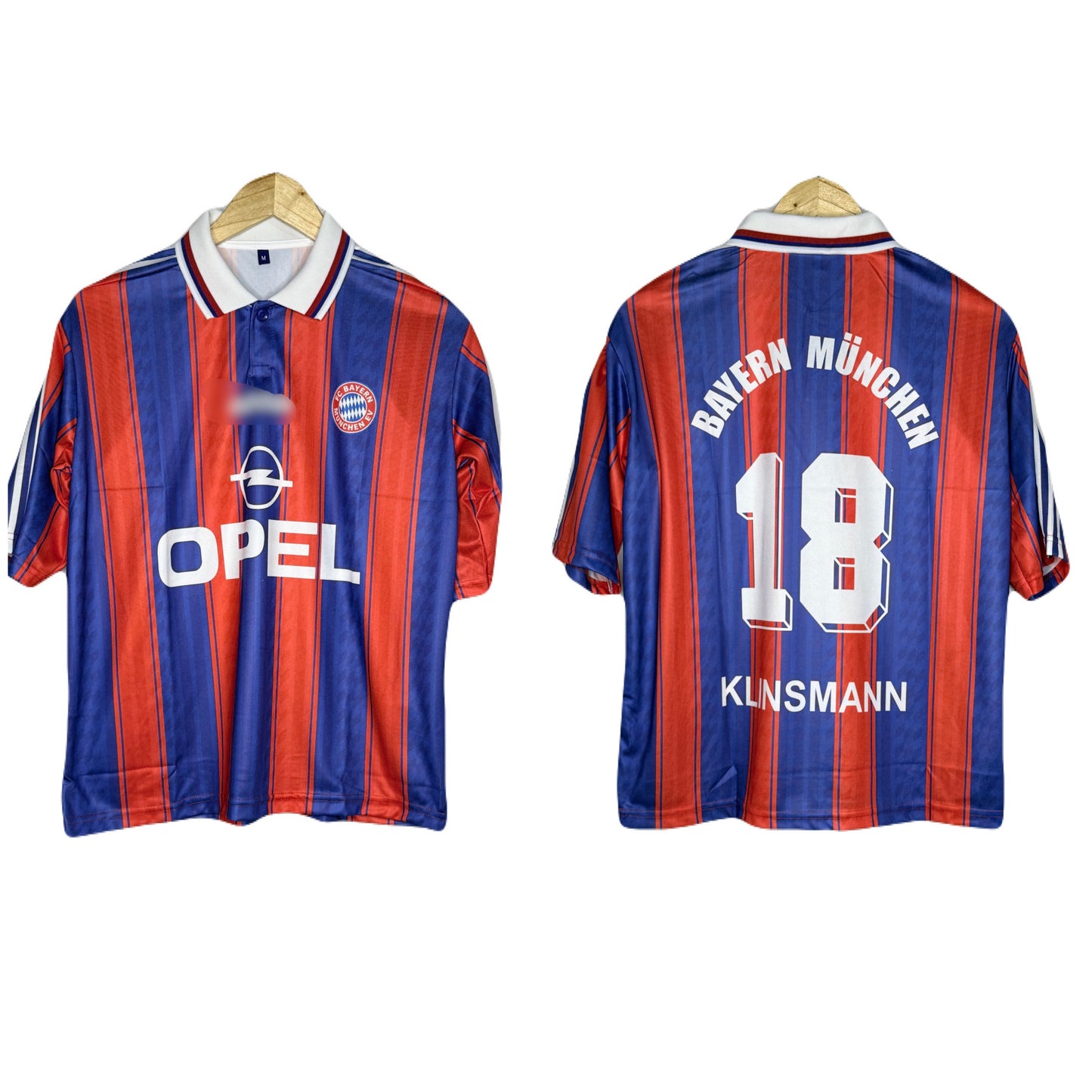 Bayern Munich 1995-97 Home Kit Kilnsmann Five Sleeve P859  Ms Retro Store
