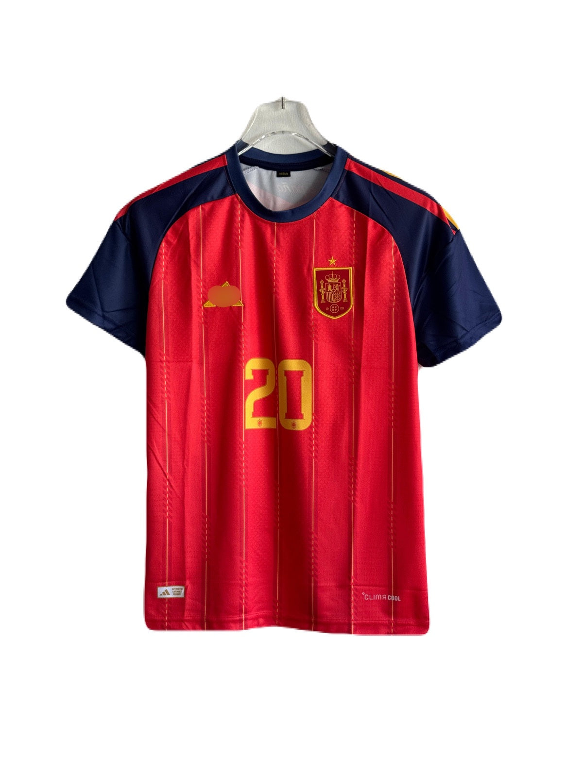 Spain 2026 World Cup Pedri Half Sleeve premium Embroidery Jersey -P1167 Ms Retro Store