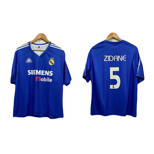 Real Madrid 2004 Third kit Zidane Five Sleeve - Ms Retro Store