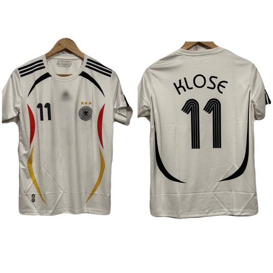 Germany 2006 Home kit Klose Half Sleeve - Ms Retro Store