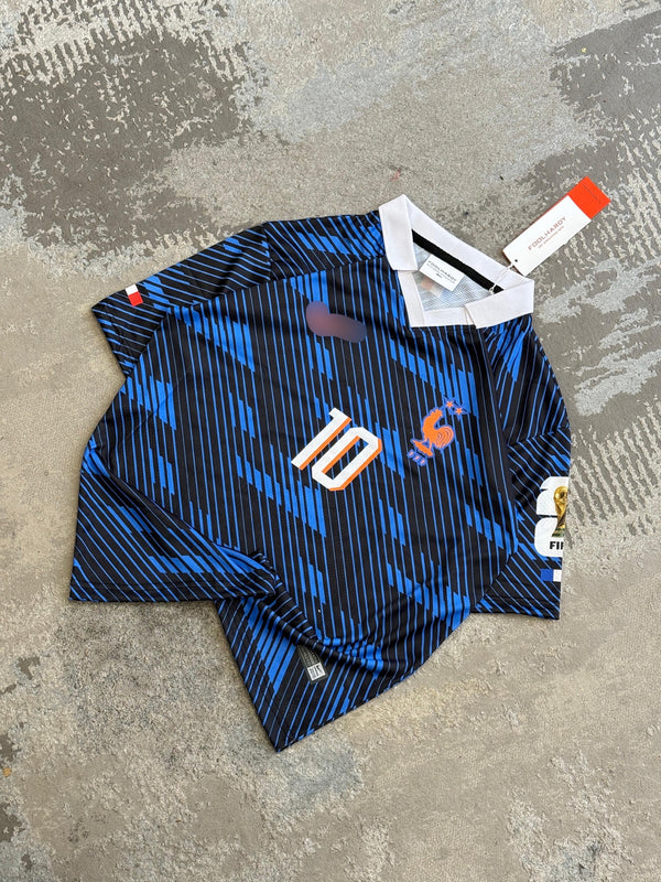 Mbappe France 2026 Home World Cup  Premium Quality Collar Five Sleeve Sublimation  - P199