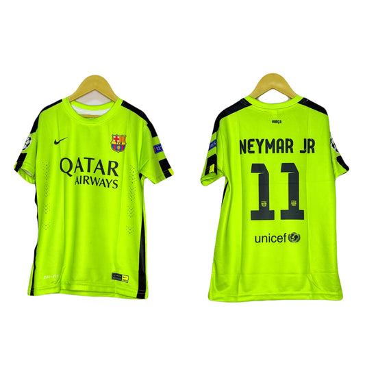 FC BARCELONA 2014-15 THIRD KIT NEYMAR KIDS JERSEY - P1277 MS RETRO STORE