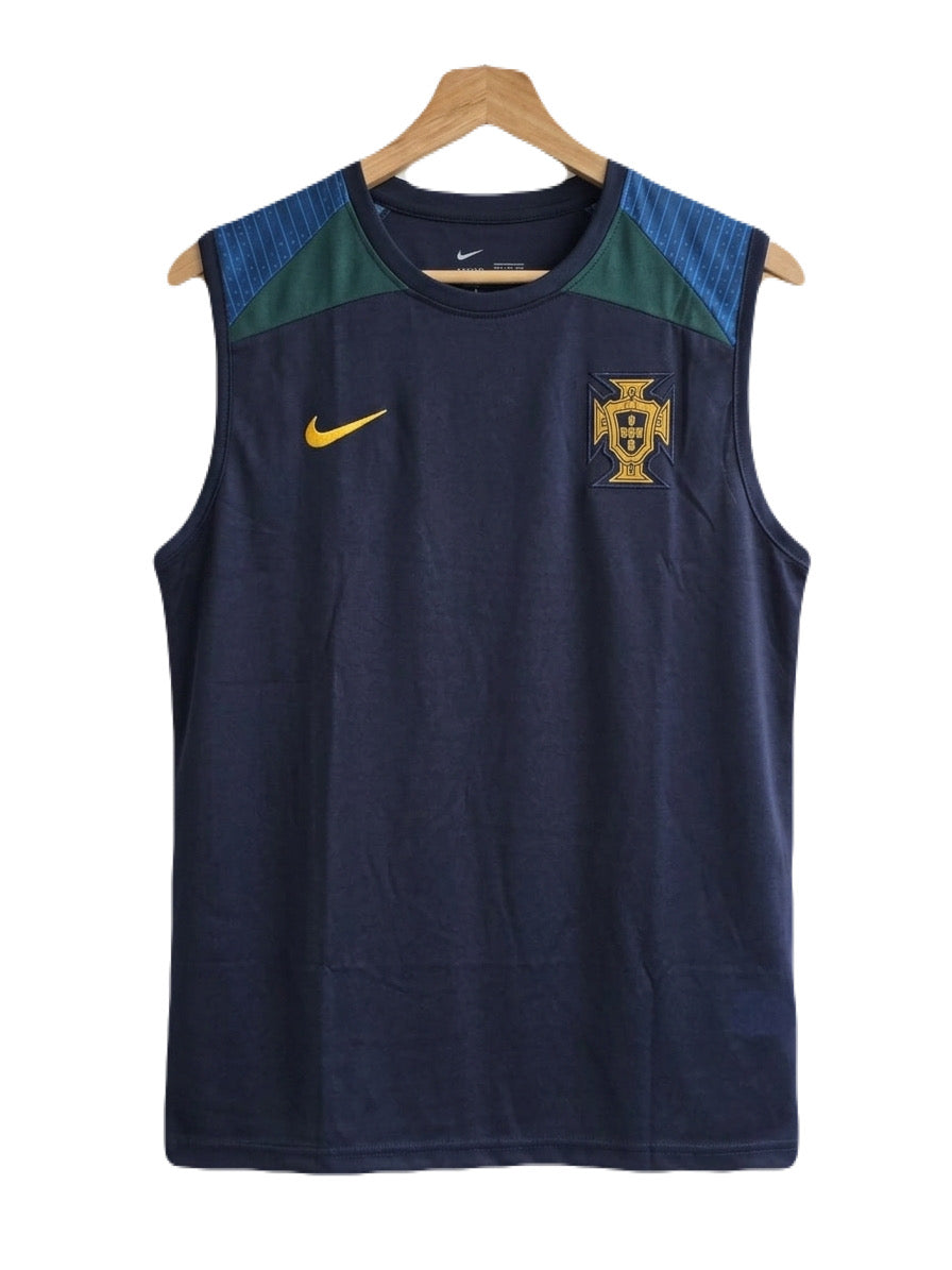 Portugal  ronaldo sleevless bibs embroidery -  ms retro store