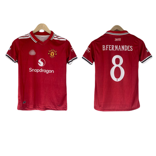 Bruno Fernandes Manchester united 2026-27 half sleeve collar sublimation jersey - P2254