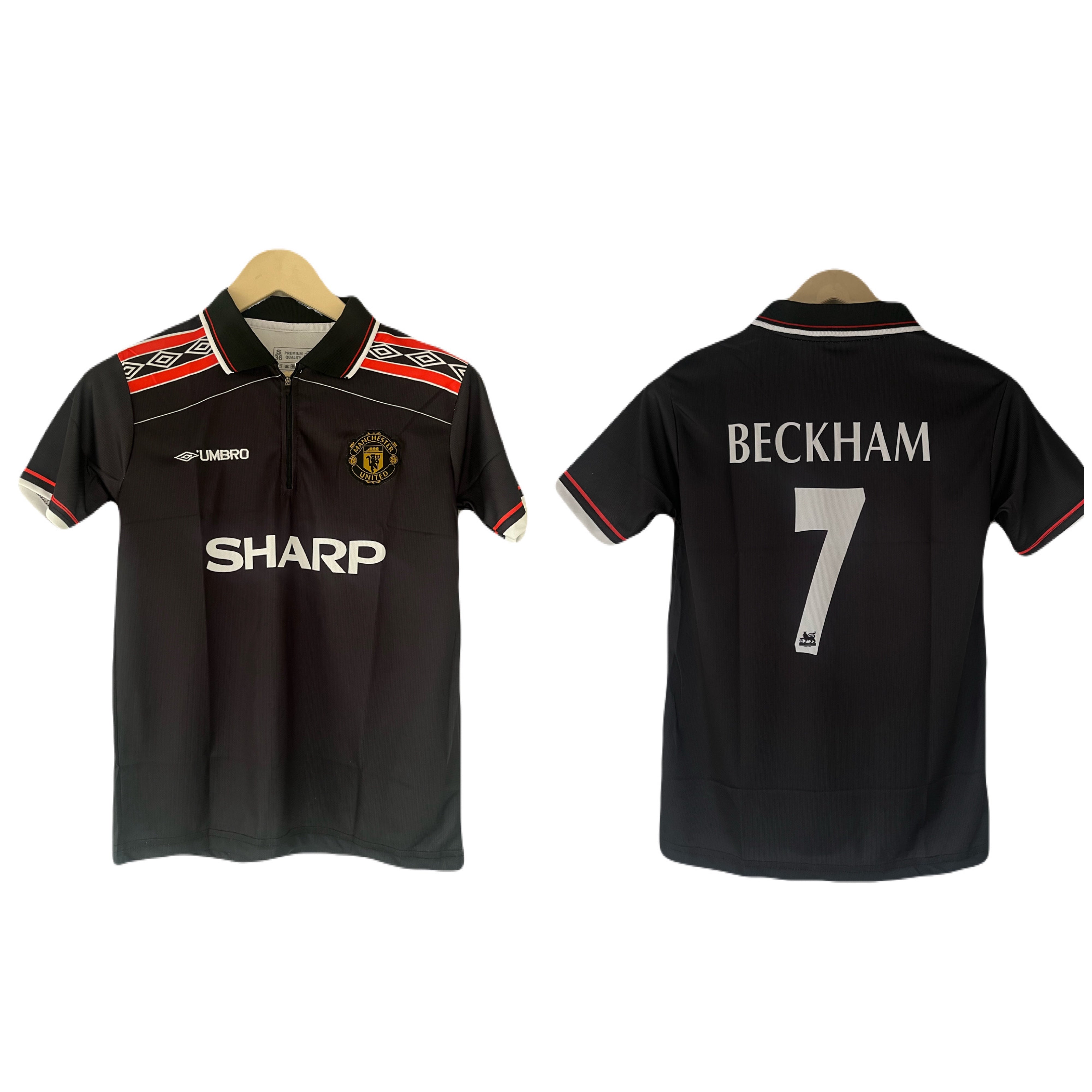 Manchester United 1998-99 Away Kit Beckham Half Sleeve zip Manchester United 1998-99 Away Kit Beckham Half Sleeve zip