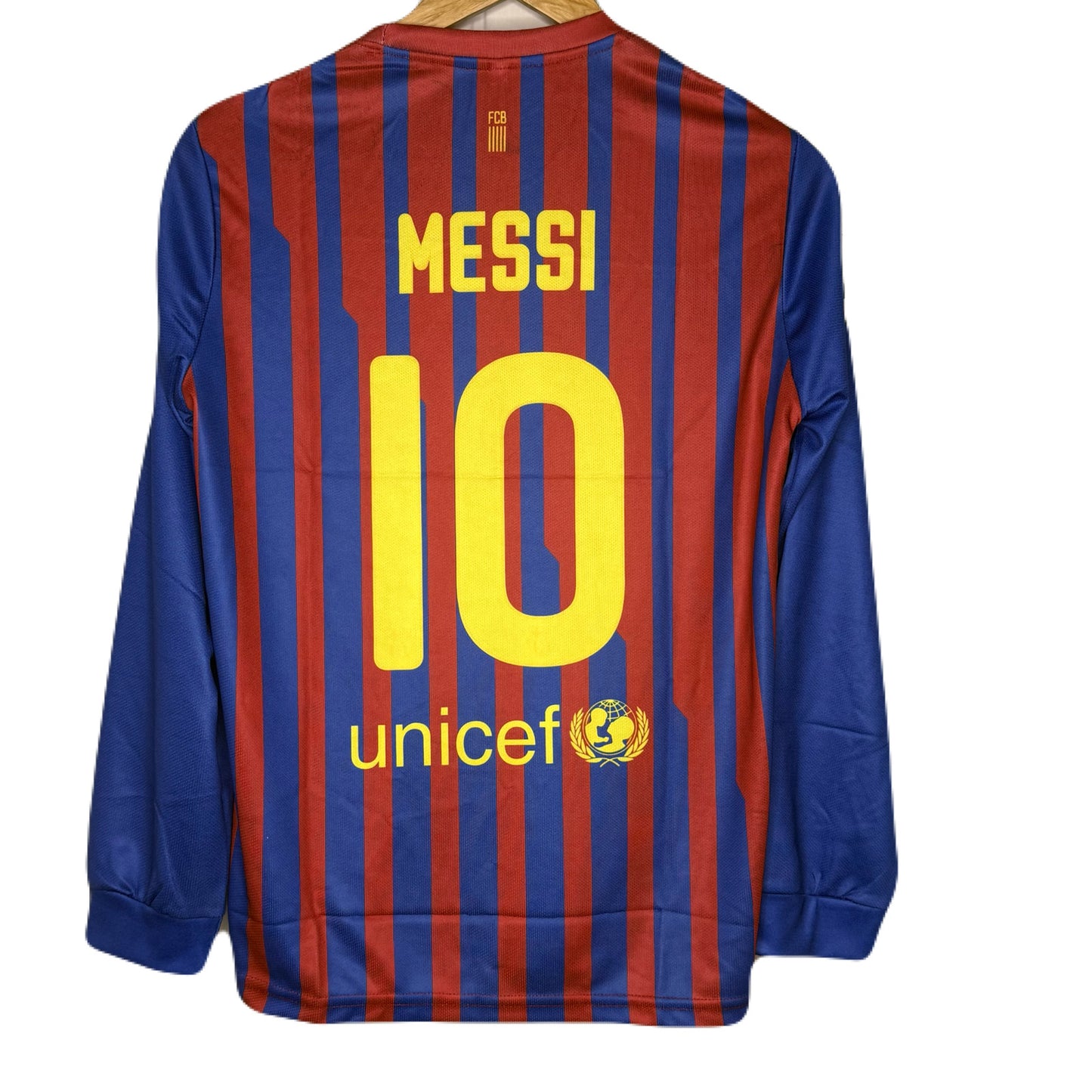 Fc Barcelona 2011-12 Home kit Mess Full Sleeve - Ms Retro Store