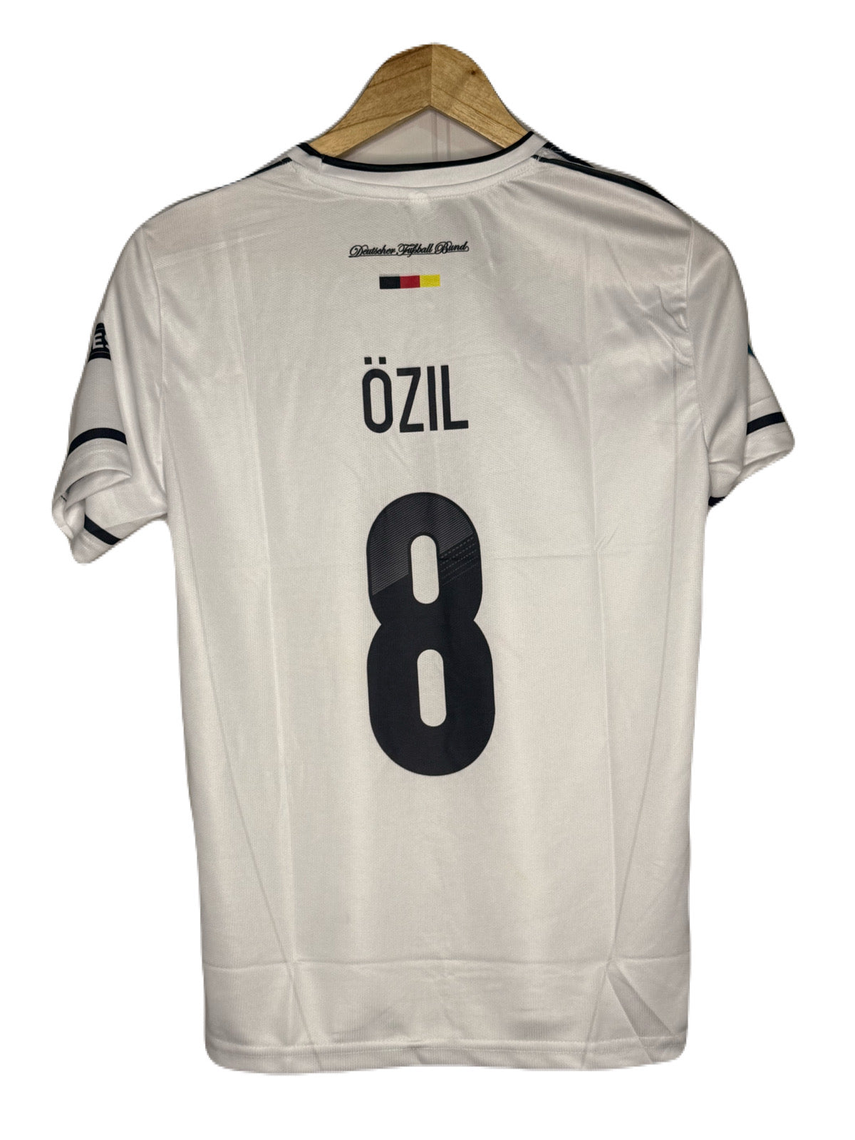 Germany 2012-13 Home Kit Ozil Half Sleeve - Ms Retro Store