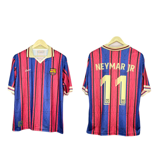 Fc Barcelona 125 Anniversary Special Edition Kit Neymar Five Sleeve - Ms Retro Store