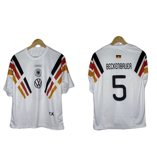 Germany 1996 HOME jersey Five sleeve Beckenbauer  - ms retro store