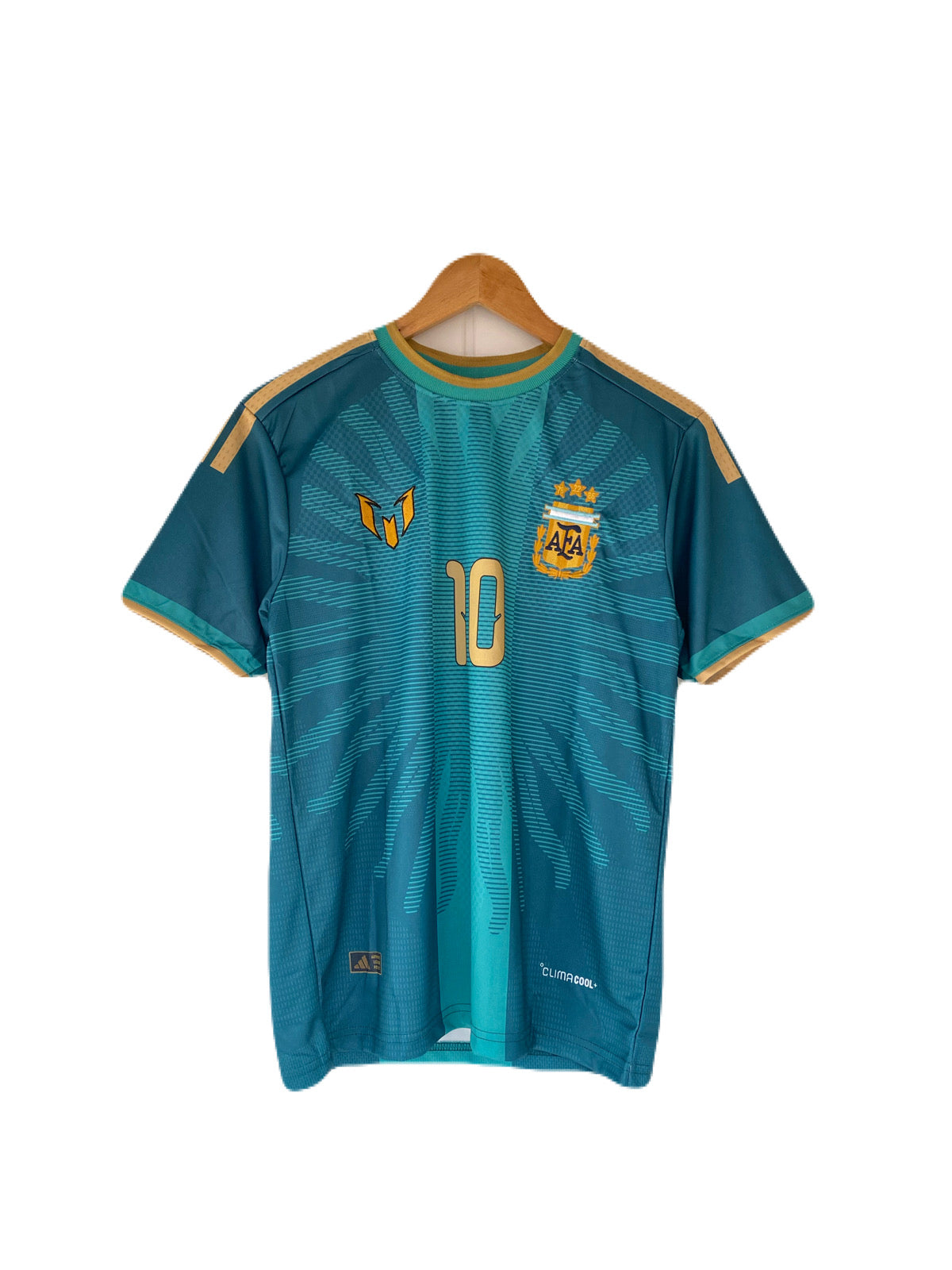Messi Argentina Half Sleeve embroidery jersey - P2765