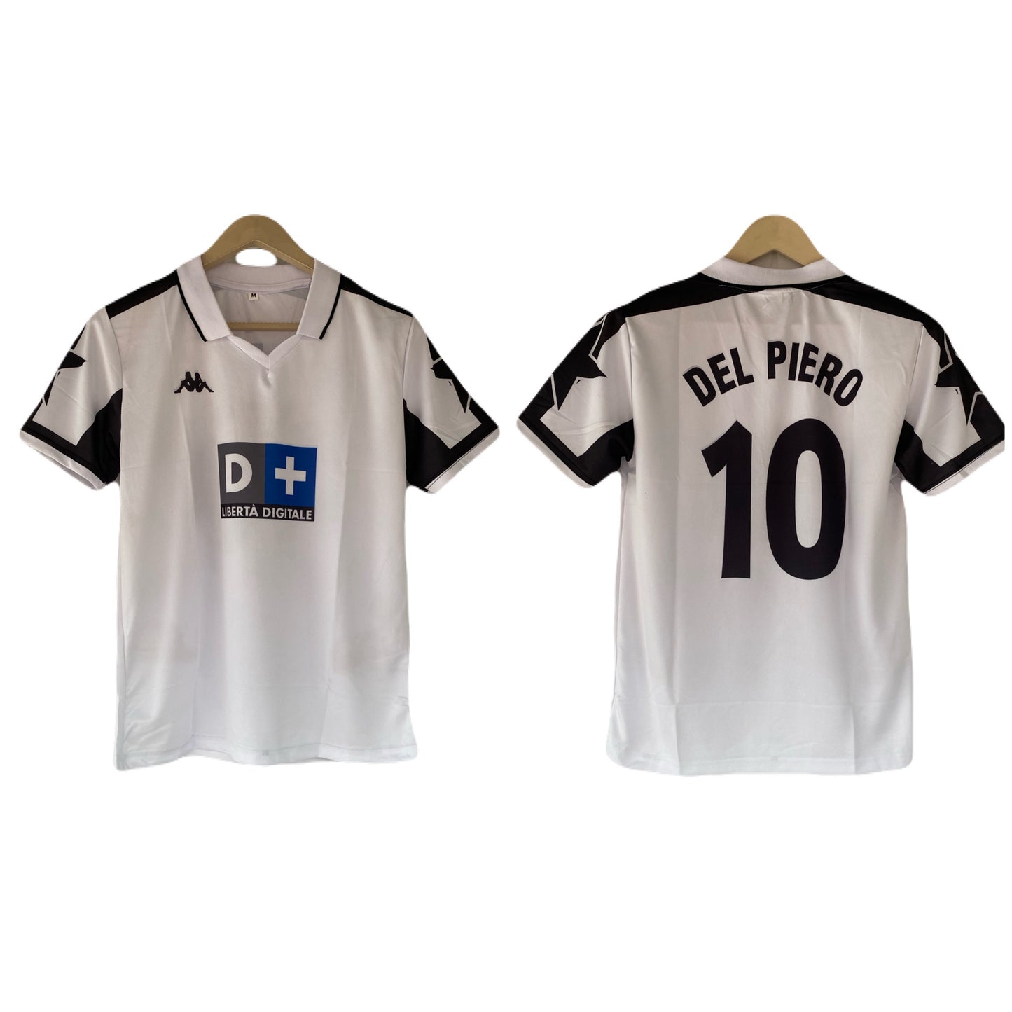 Del Piero Juventus half sleeve collar sublimation jersey - P2157