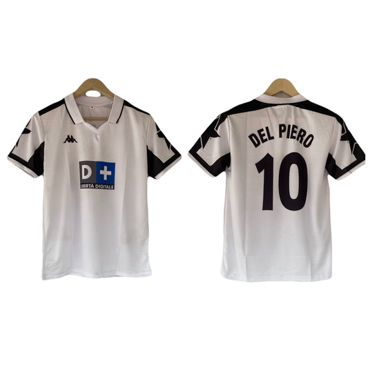 Del Piero Juventus half sleeve collar sublimation jersey - P2157