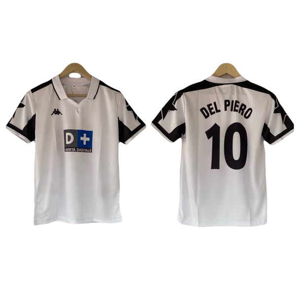 Del Piero Juventus half sleeve collar sublimation jersey - P2157