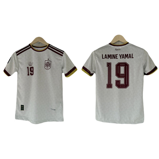 Yamal Spain 2026 World Cup Away  Half Sleeve Sublimation Jersey -