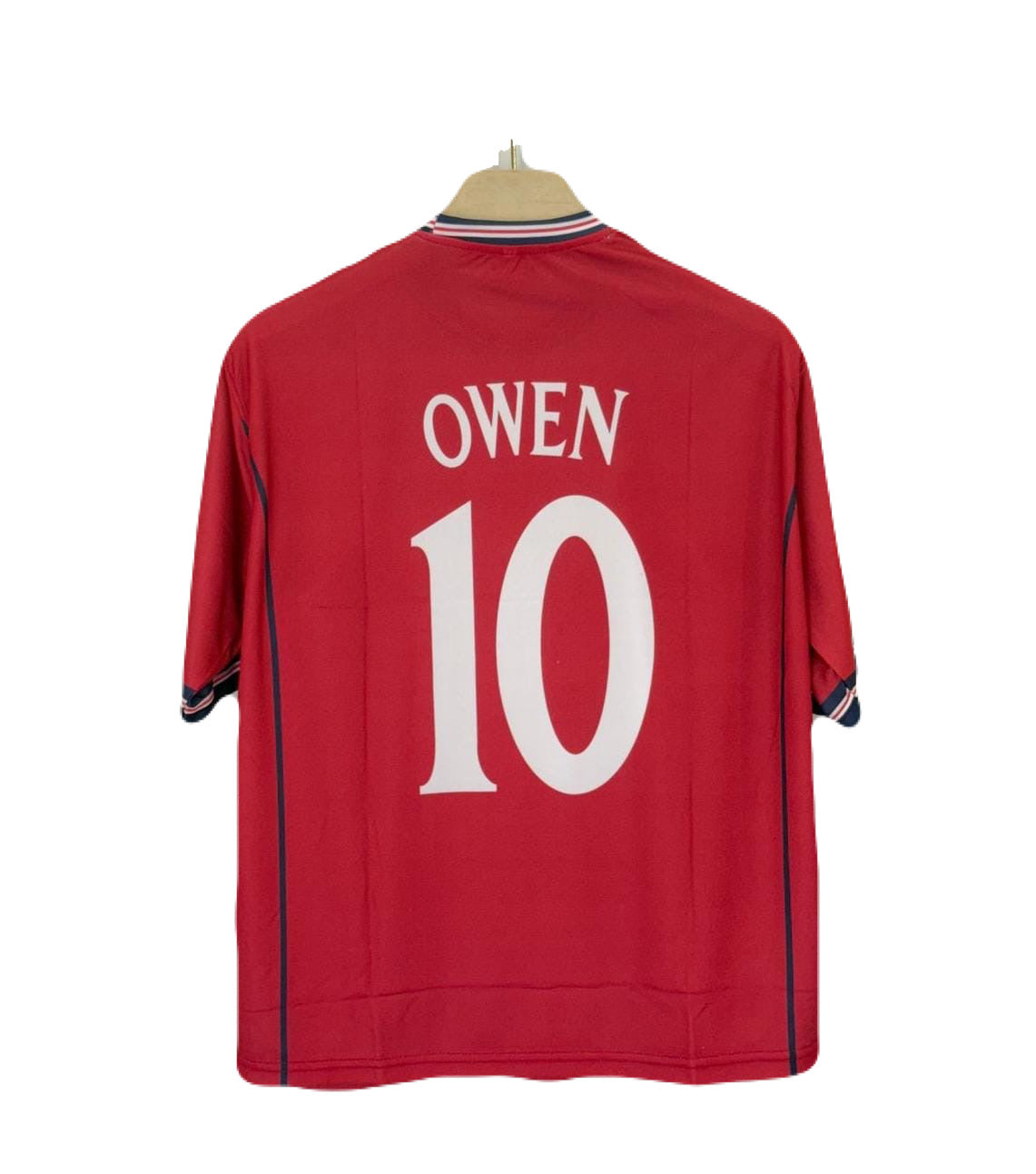 england 2002 owen five sleeve - ms retro store