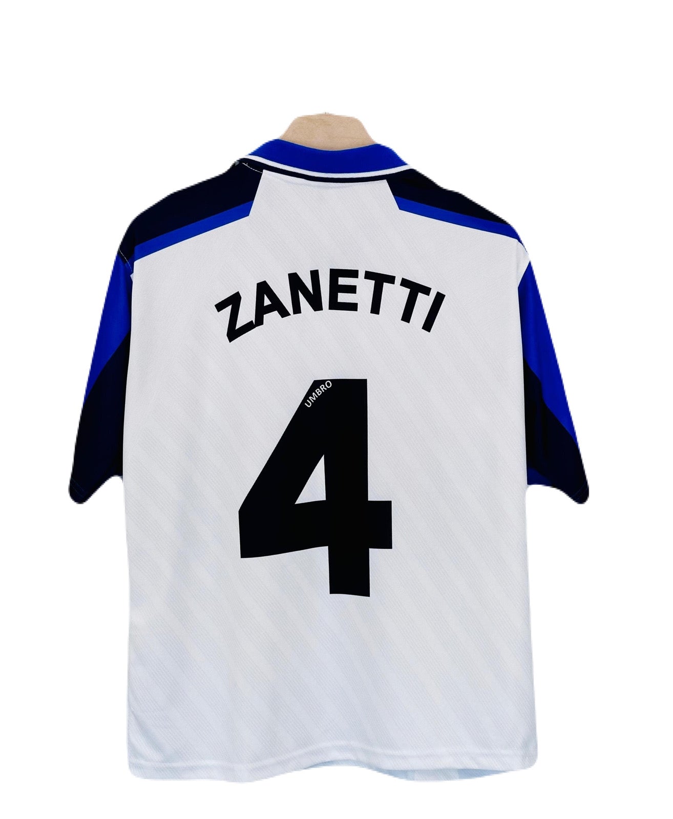 Inter Milan 1996-97 Away Kit Zaneti Five Sleeve - Ms Retro Store