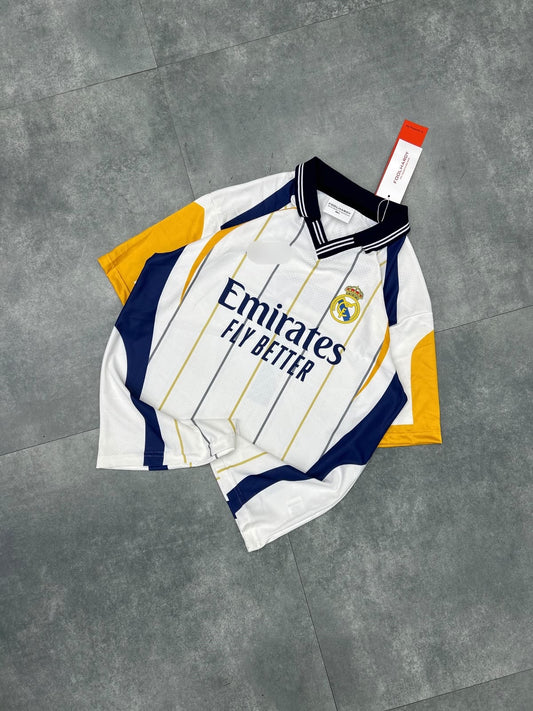 Real madrid  Ronaldo Premium Quality Collar Five Sleeve Sublimation Jersey - P2618