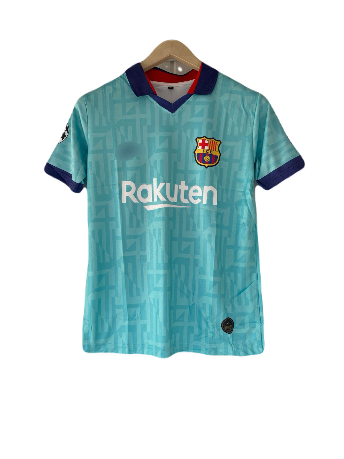 Messi Barcelona half sleeve collar sublimation jersey - P2183