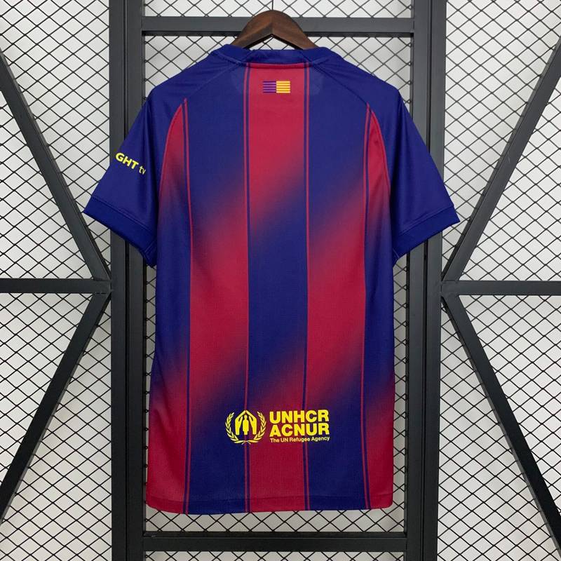 Barcelona Fan version 2025/26 home kit half sleeve -Ms retro store