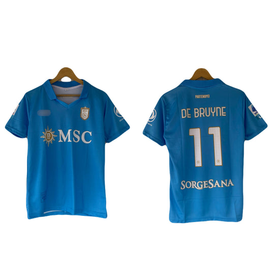 Napoli 2026-27 Home kit De Bruyne Half sleeve Collar Jersey - P2724