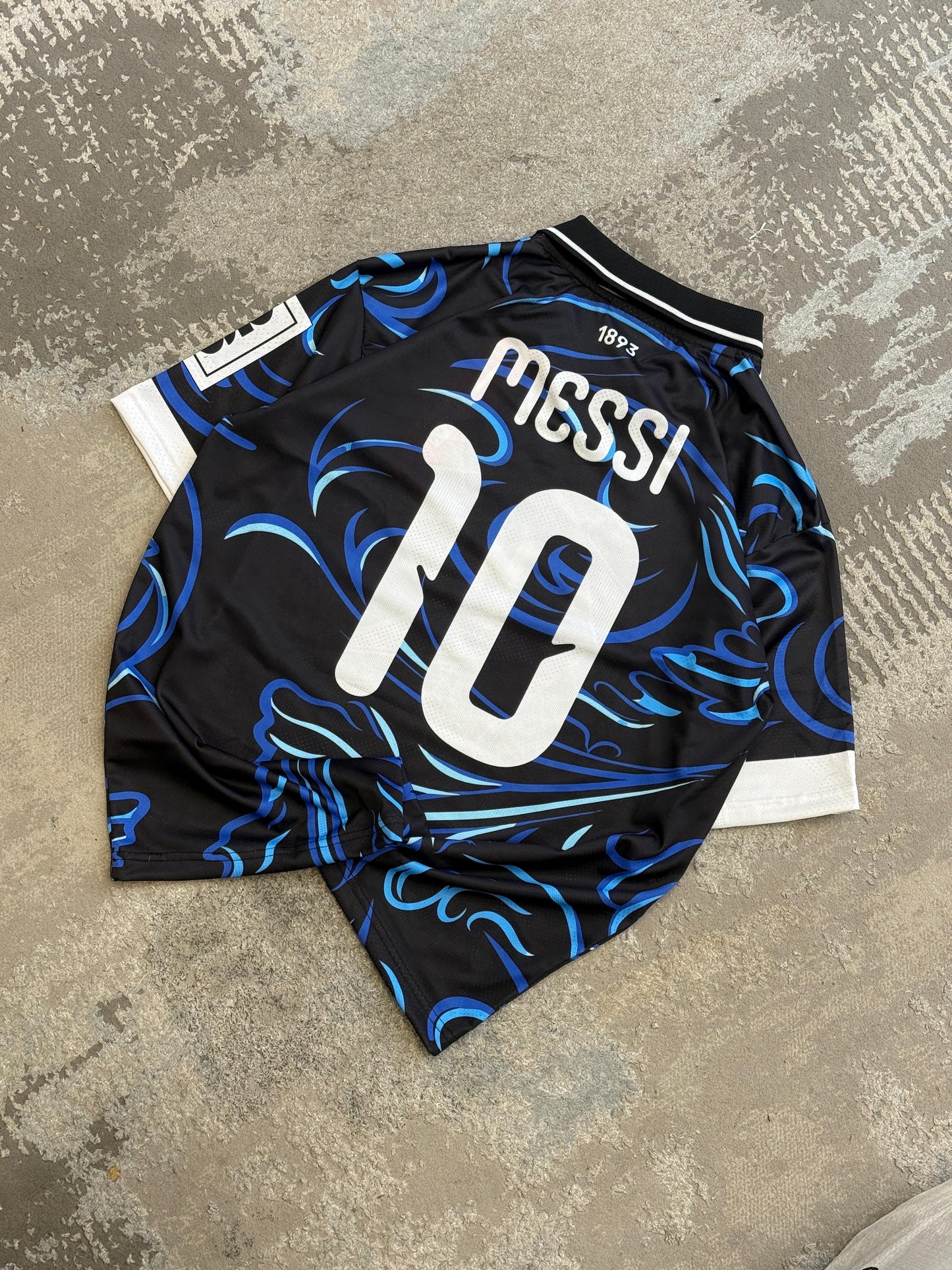 Messi Argentina 2026 Away World Cup  Premium Quality Collar Five Sleeve Sublimation  - P1993