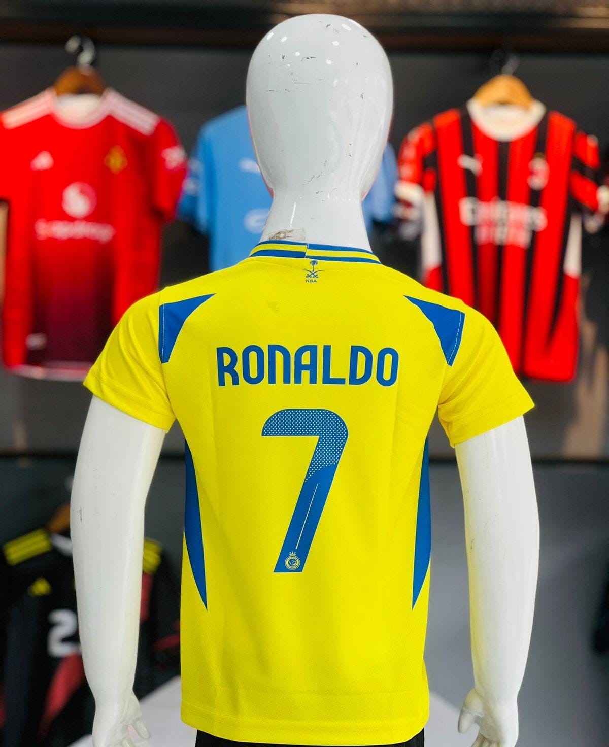 Kids sports jersey ronaldo alnasser  jersey half sleeve