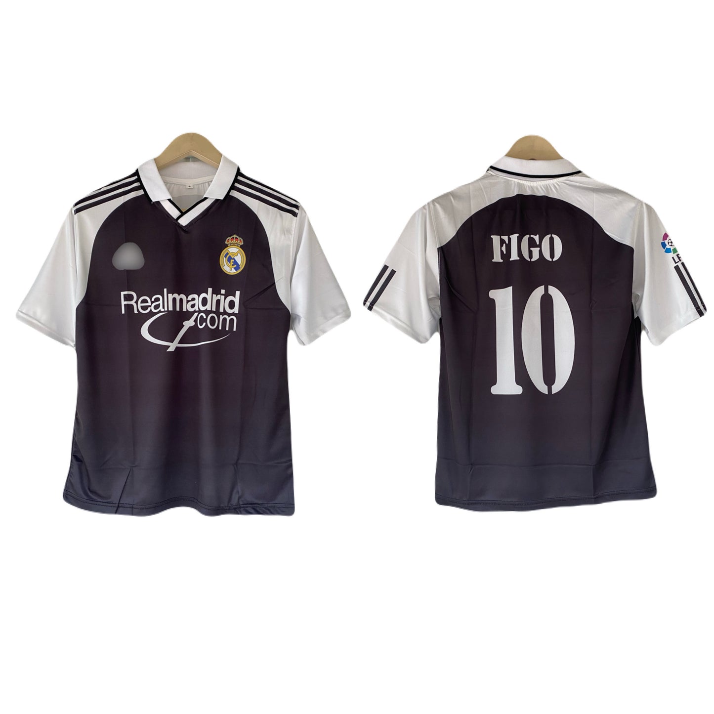 Figo Real madrid Five sleeve Collar Sublimation jersey- P2199