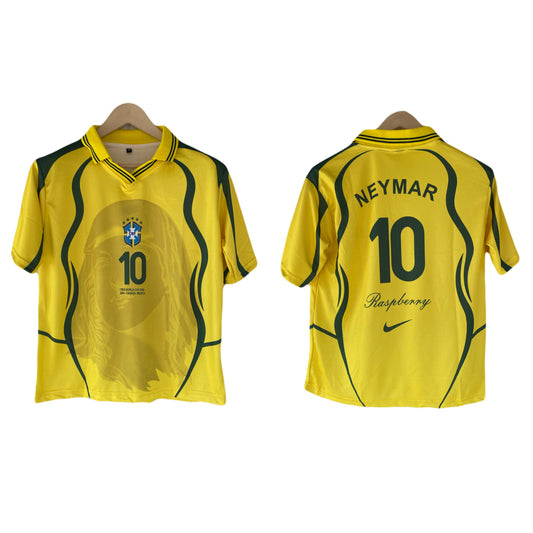Neymar Brazil Five sleeve Collar Sublimation jersey- P2208