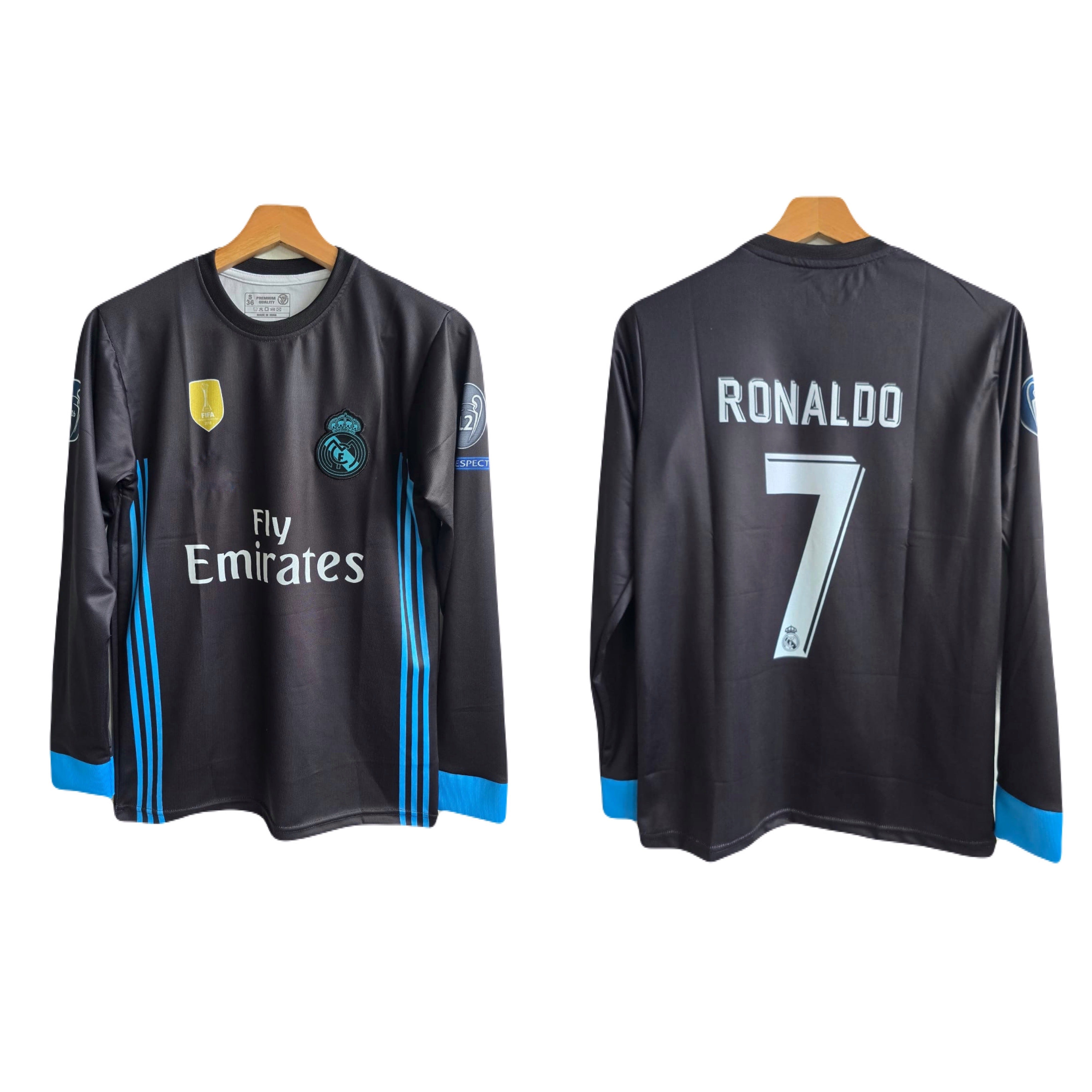 Real madrid full 2017/18 Ronaldo P1309 - Ms retro store – MS RETRO STORE