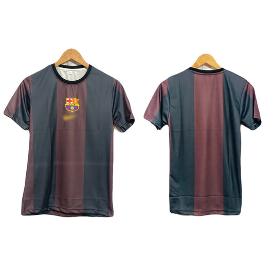 Barcelona vintage jersey plane back Half sleeve  - ms retro store
