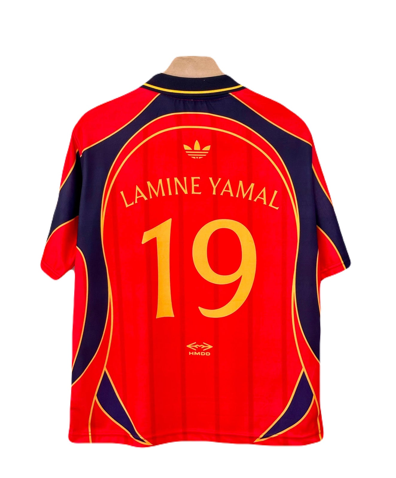 Yamal Spain Five sleeve Collar Sublimation jersey- P2361