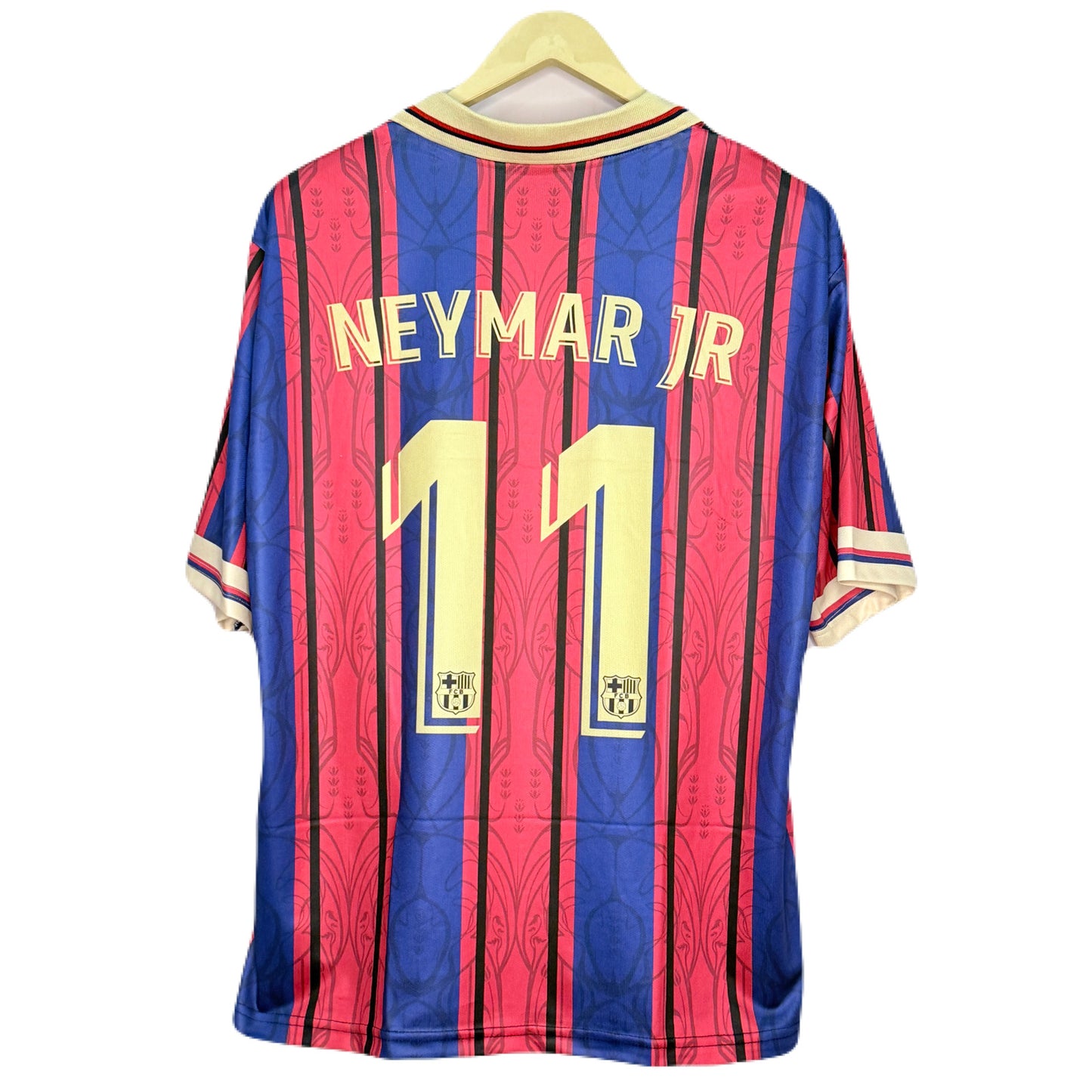 Fc Barcelona 125 Anniversary Special Edition Kit Neymar Five Sleeve - Ms Retro Store