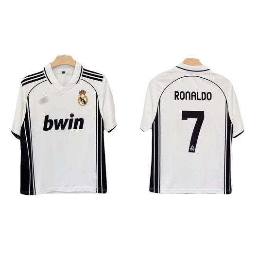 Ronaldo Real madrid Five sleeve Collar jersey -