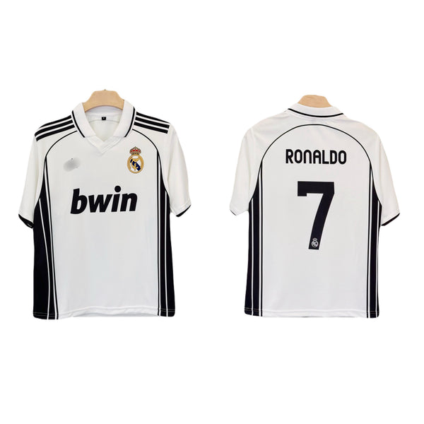 Ronaldo Real madrid Five sleeve Collar jersey -